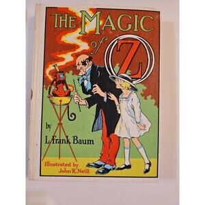 The Magic Of Oz L Frank Baum Hard Cover Copyright 1919 Published Riley & Lee Co
